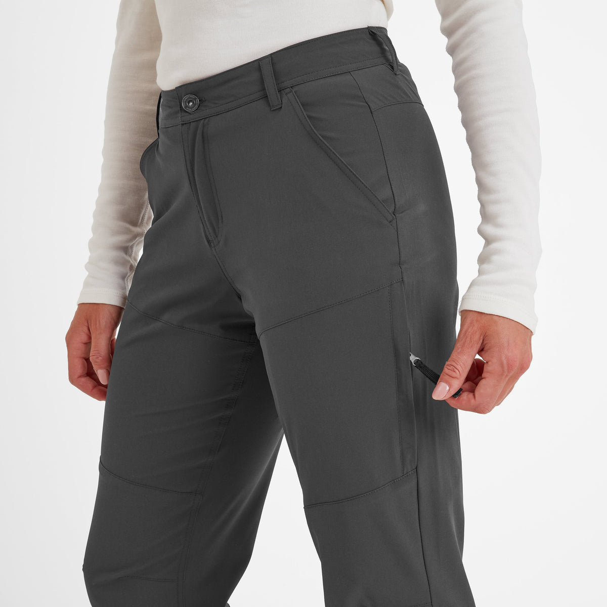 Denver Womens Walking Trousers Long - Storm - Image 4