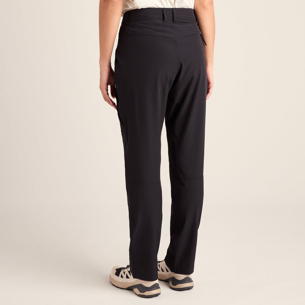 Denver Womens Walking Trousers Long - Black - Image 3