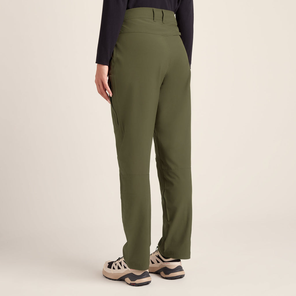 Denver Womens Walking Trousers Regular - Khaki - Image 3