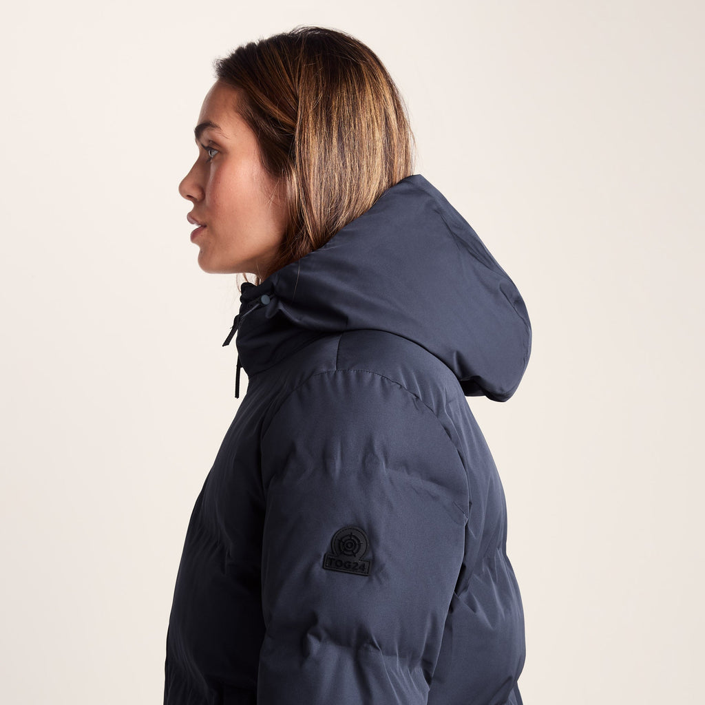Dina Womens Shower Resistant Insulated Jacket - Dark Indigo - Image 5