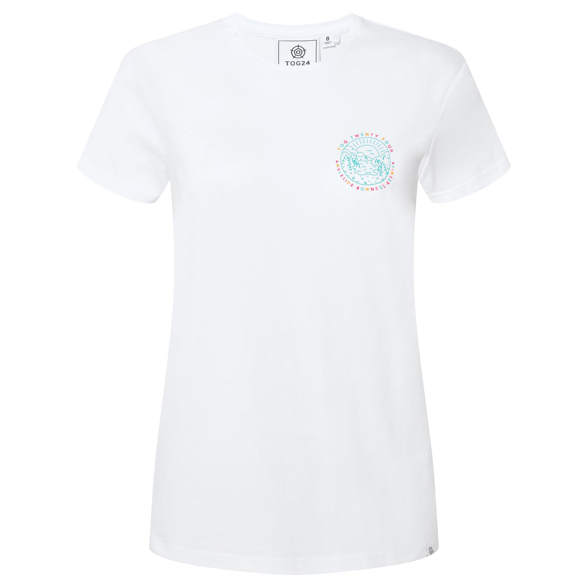 District Womens 100% Cotton Supersoft T-Shirt - Optic White - Image 3