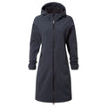 Enya Womens Longline Waterproof Softshell Jacket - Dark Indigo - Image 8