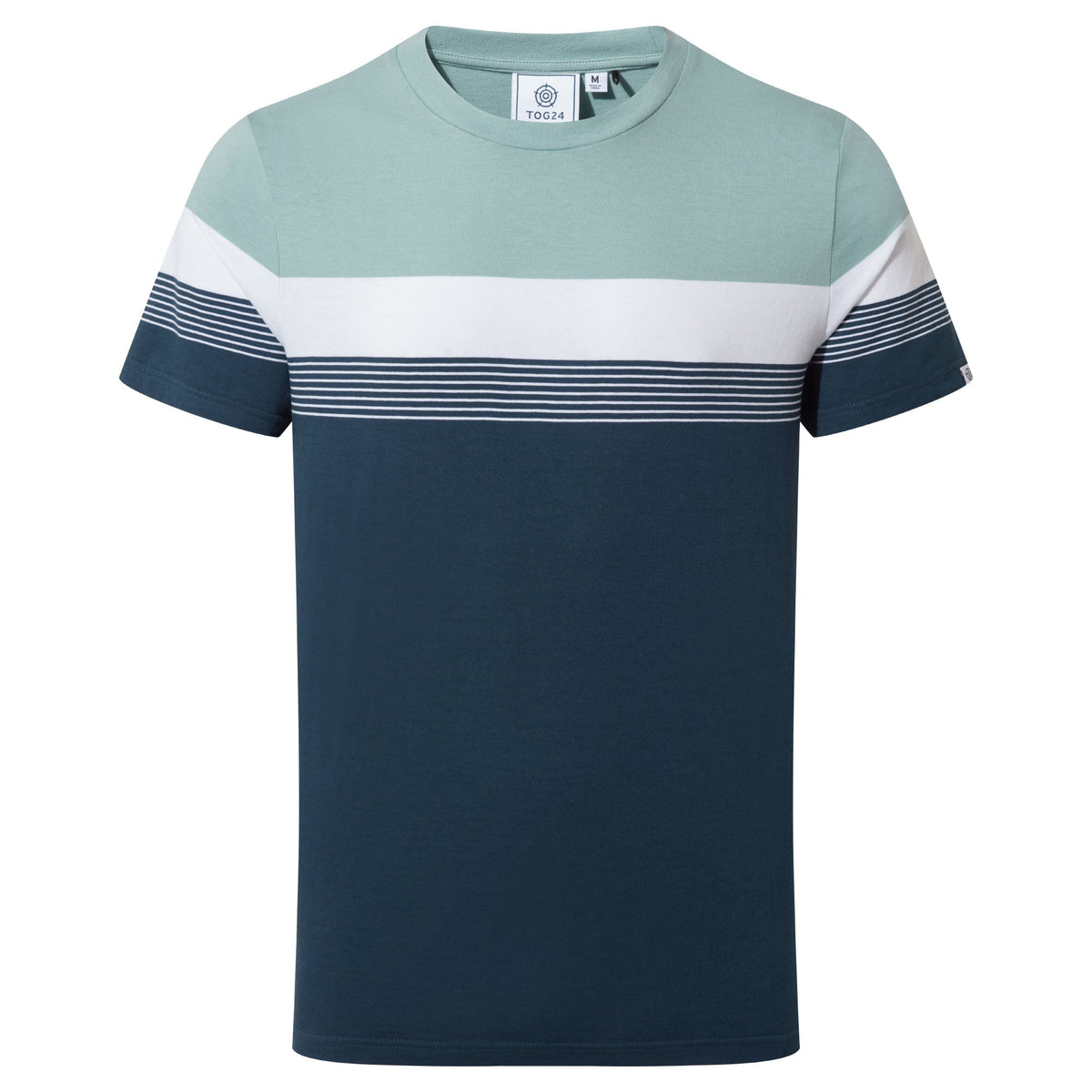 Farndon Mens T-Shirt - Light Sky/Inky Blue - Image 6