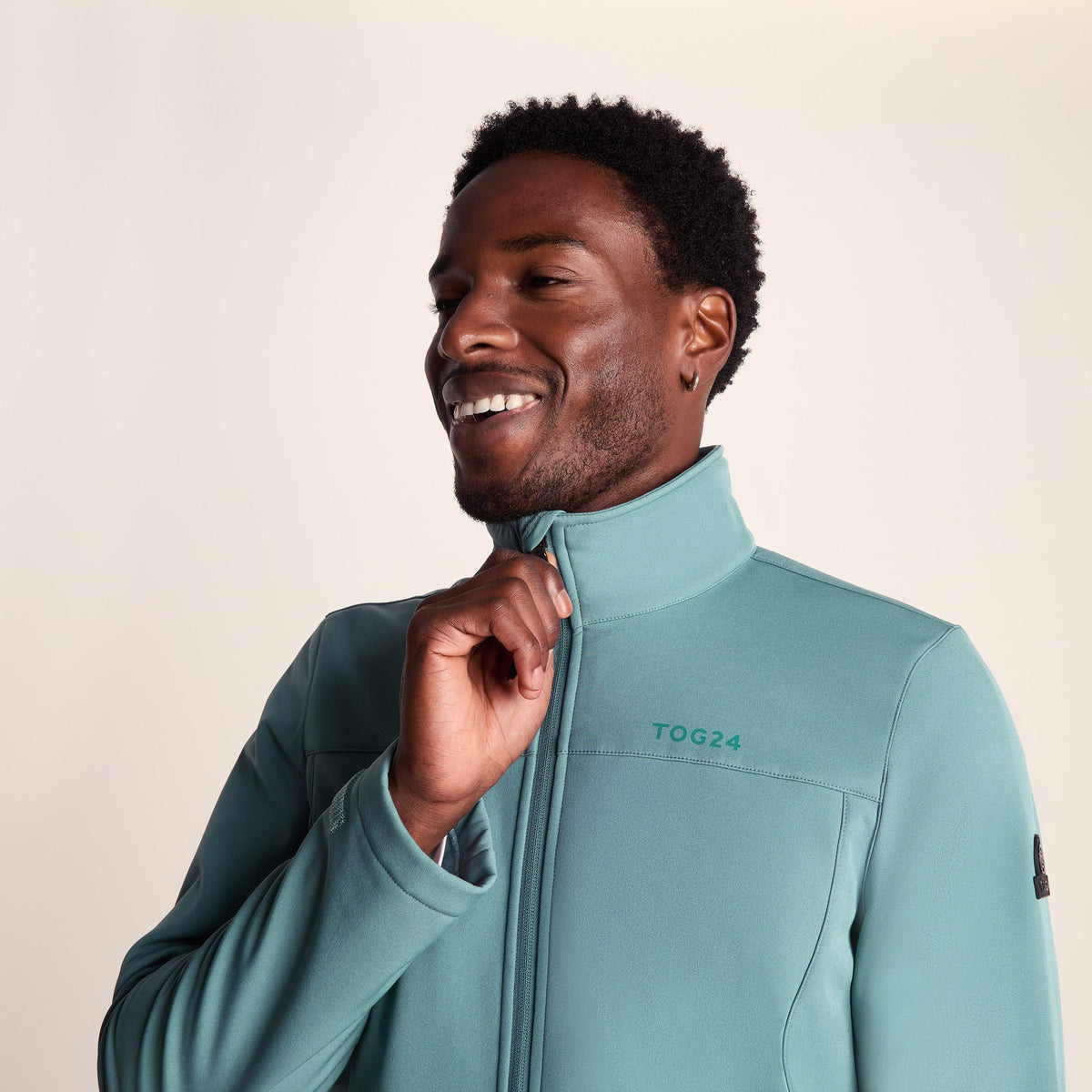 Feizor Mens Shower Resistant Softshell Jacket - Hydro Blue - Image 5