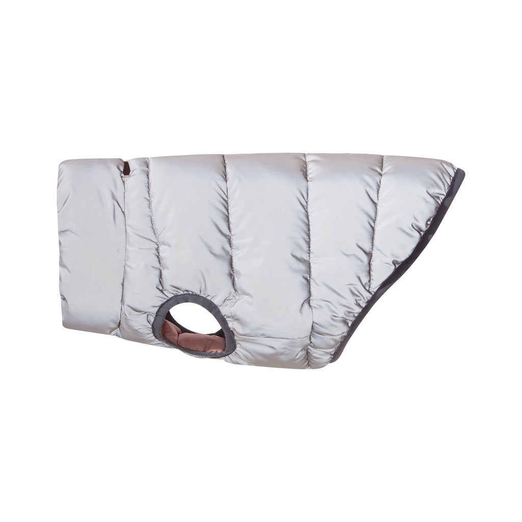 Fetch Padded Dog Coat L - Faded Pink/Ice Grey/Washed Blue - Image 6