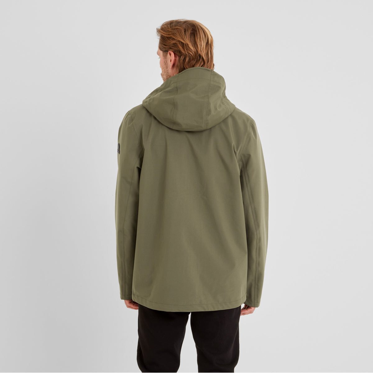Flynn Mens Waterproof Jacket - Moss Green - Image 7