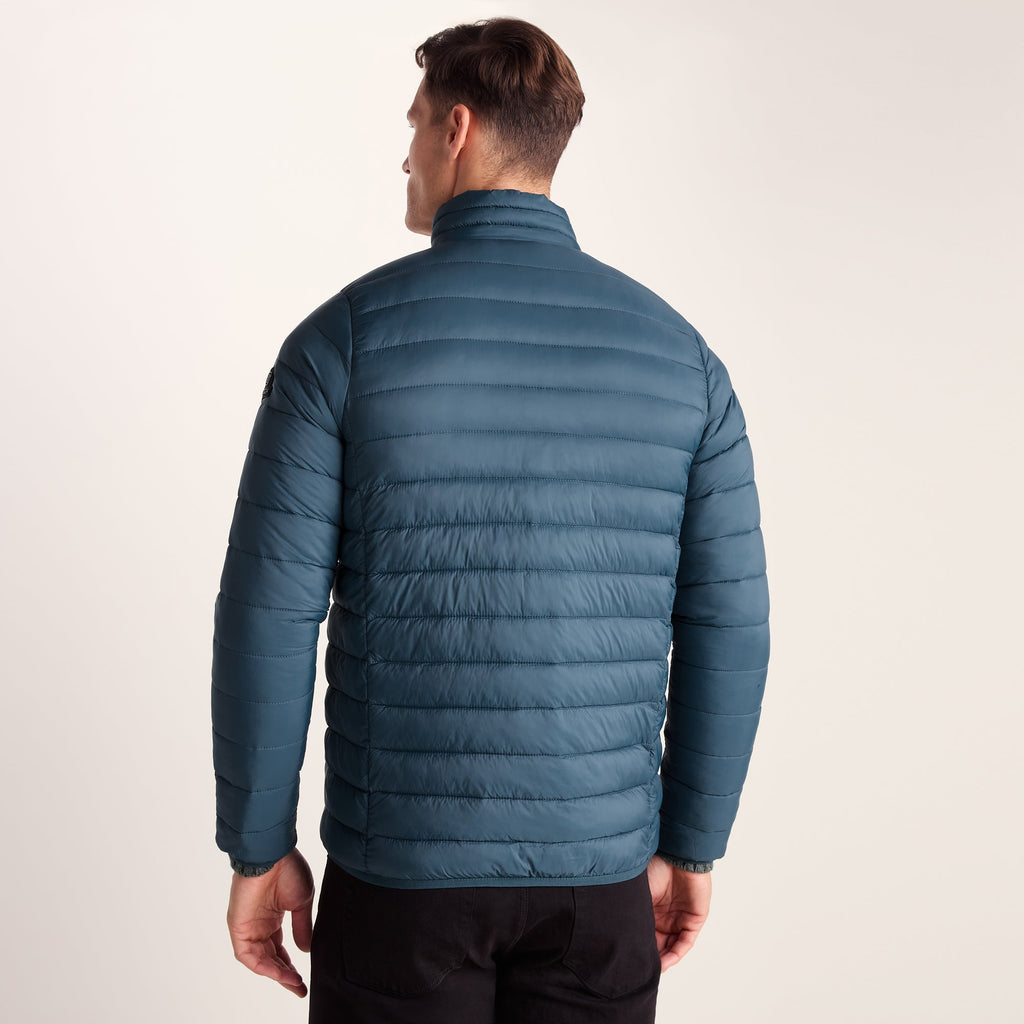 Gibson Mens Insulated Padded Jacket - Lagoon Blue - Image 2