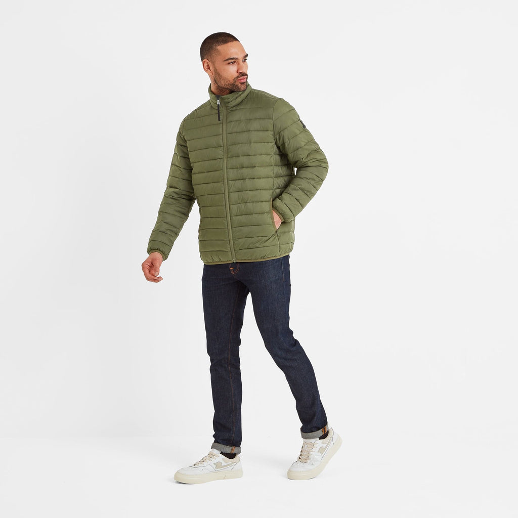 Gibson Mens Insulated Padded Jacket - Khaki - Image 7