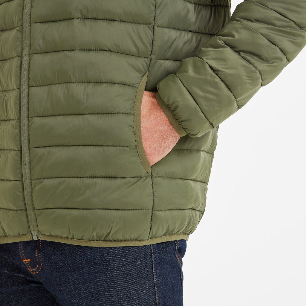 Gibson Mens Insulated Padded Jacket - Khaki - Image 11