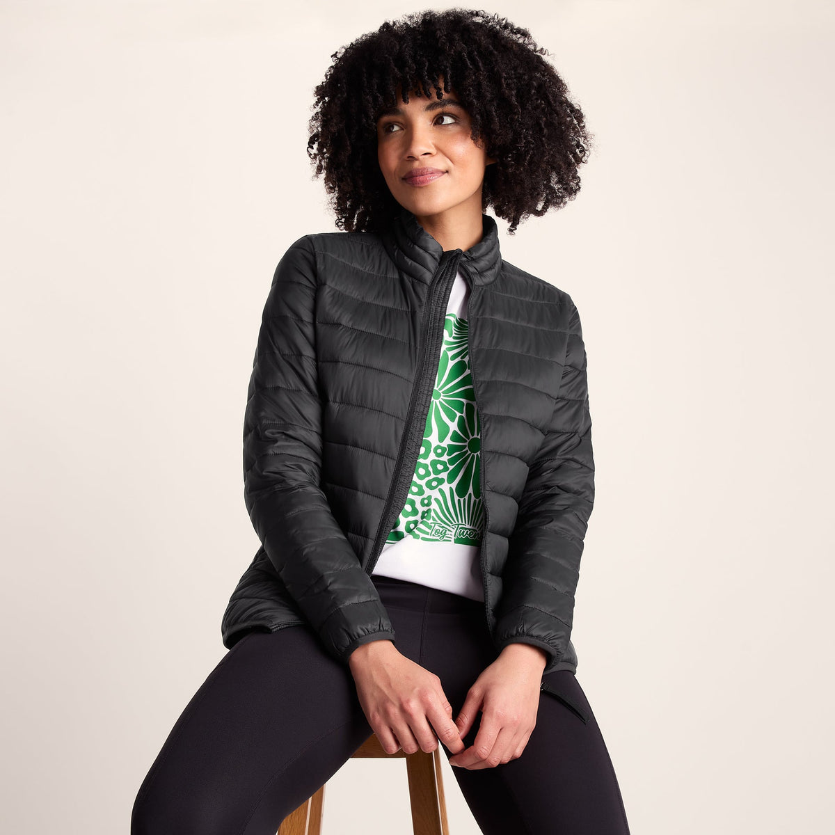 Gibson Womens Insulated Padded Jacket - Black - Image 4
