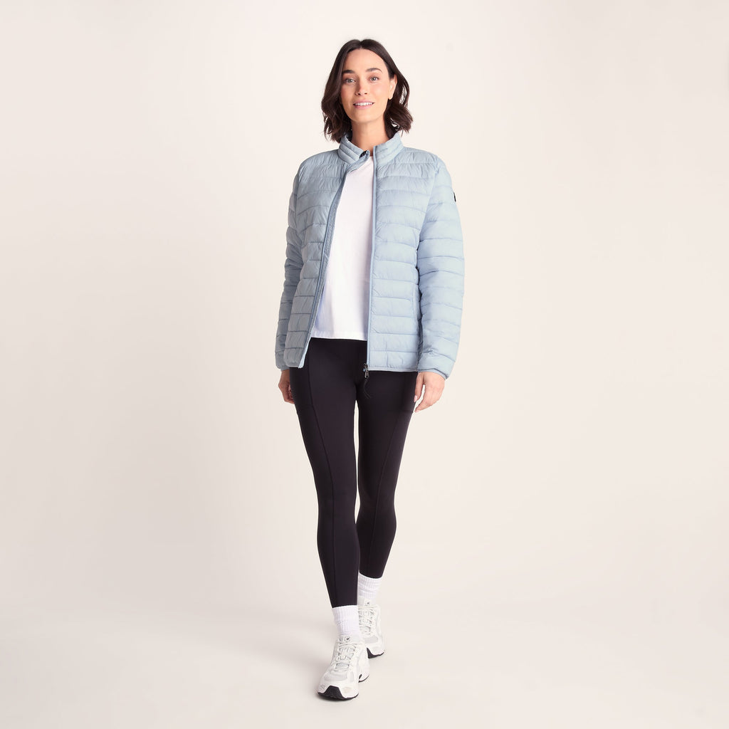 Gibson Womens Insulated Padded Jacket - Ice Blue - Image 4