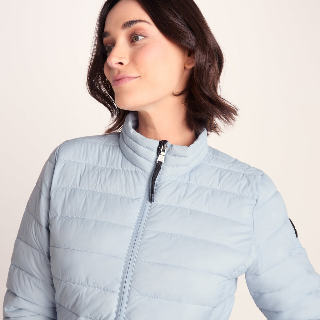 Gibson Womens Insulated Padded Jacket - Ice Blue - Image 9