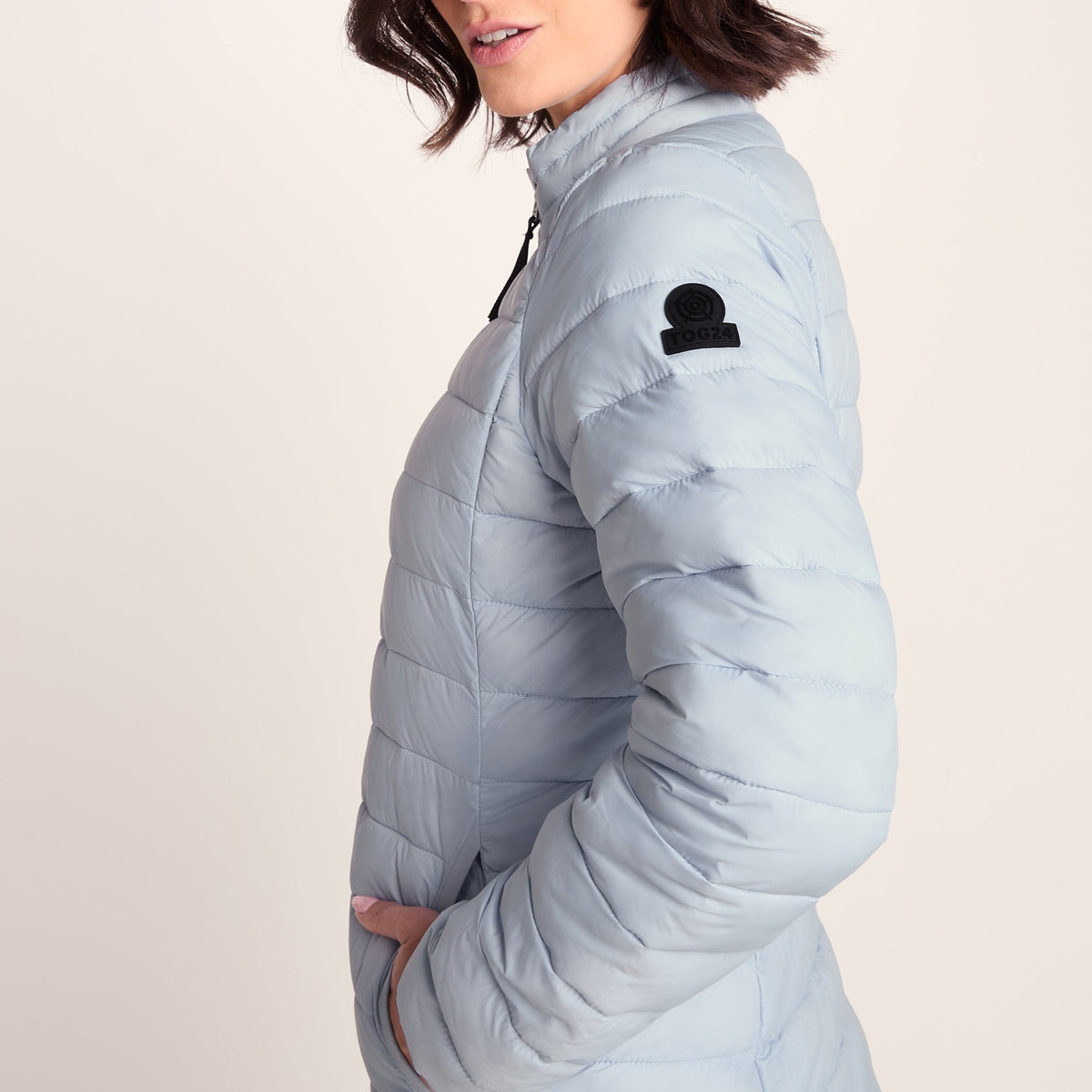 Gibson Womens Insulated Padded Jacket - Ice Blue - Image 10