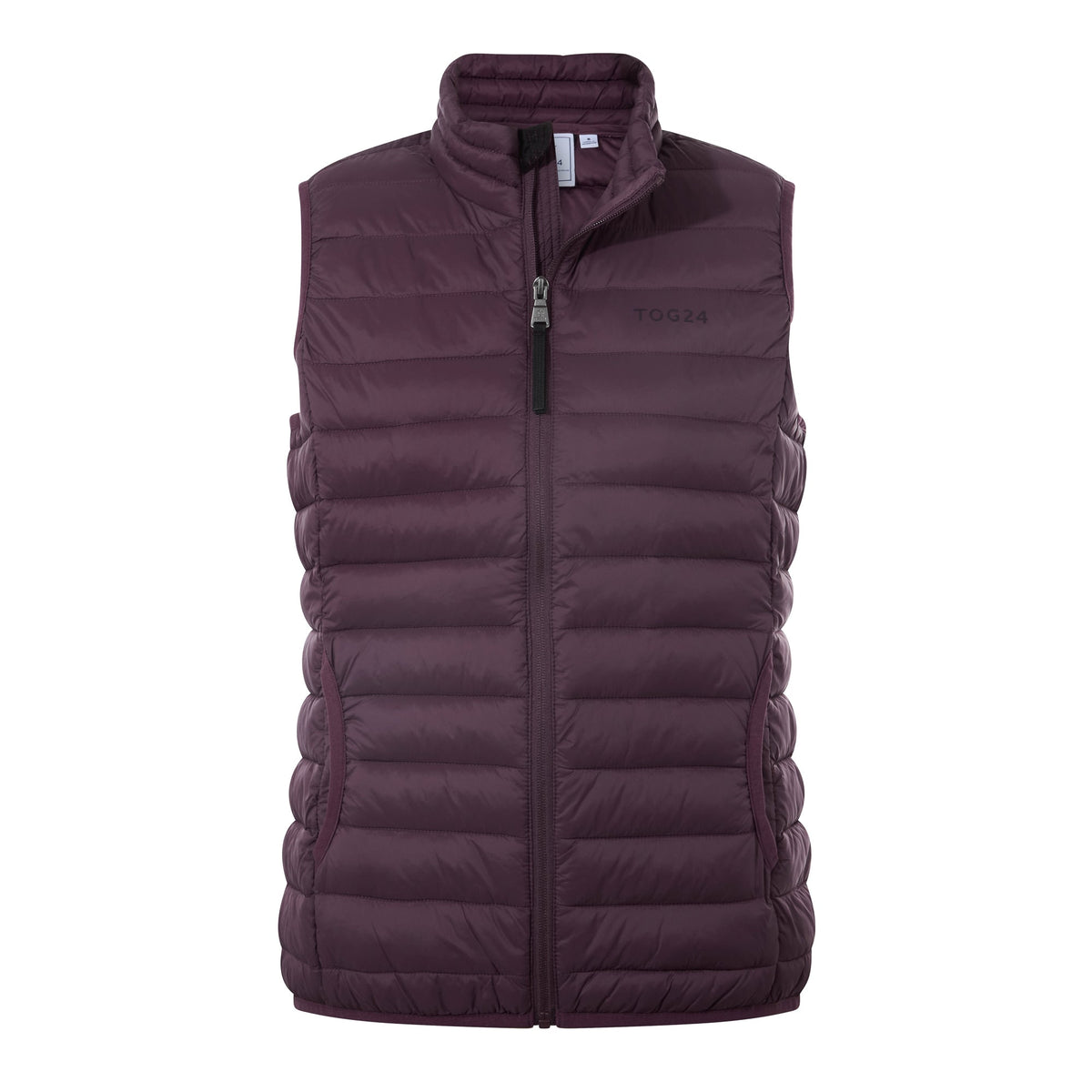 Gibson Womens Insulated Padded Gilet - Dark Mauve - Image 7