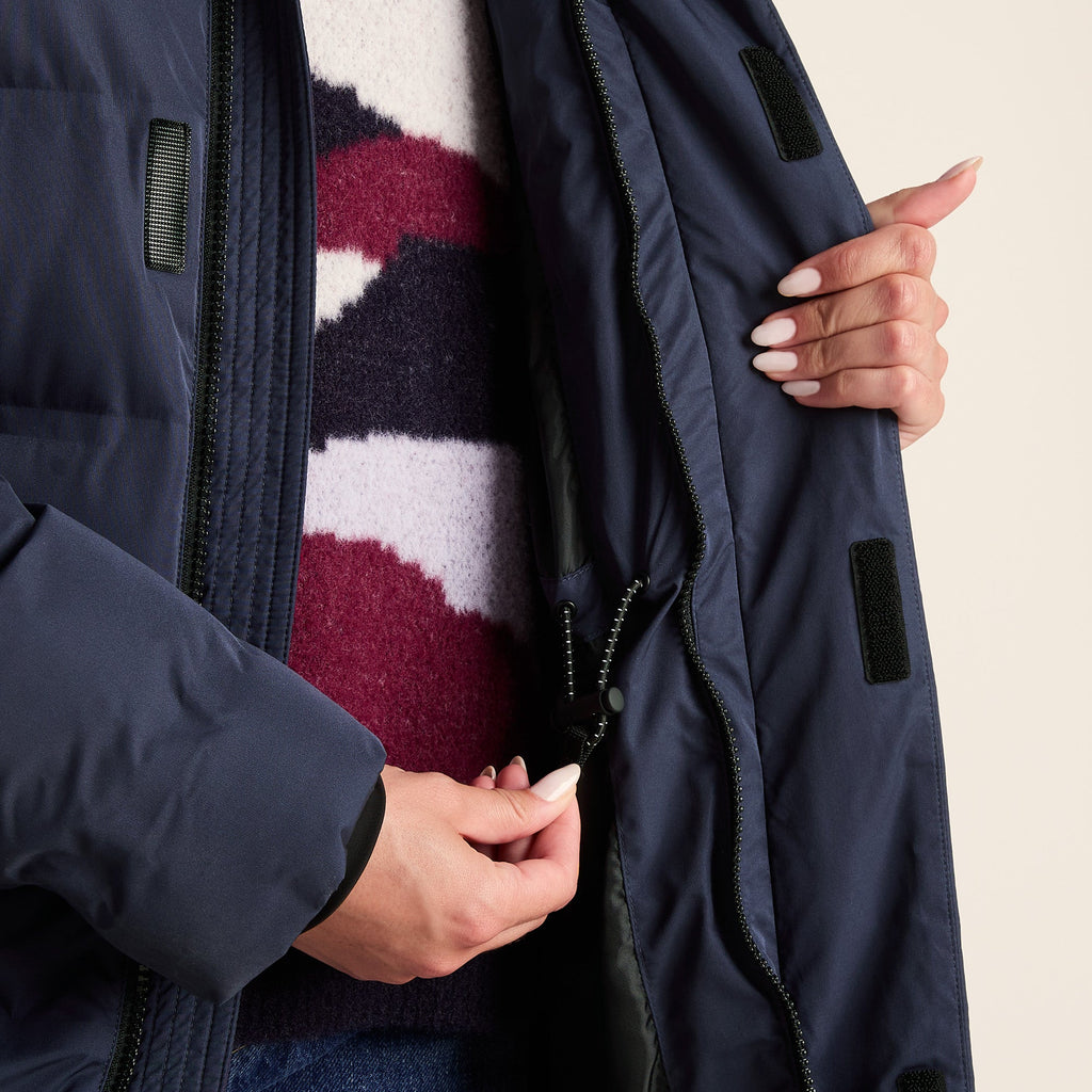 Glaston Womens Shower Resistant Insulated Parka - Dark Indigo - Image 6
