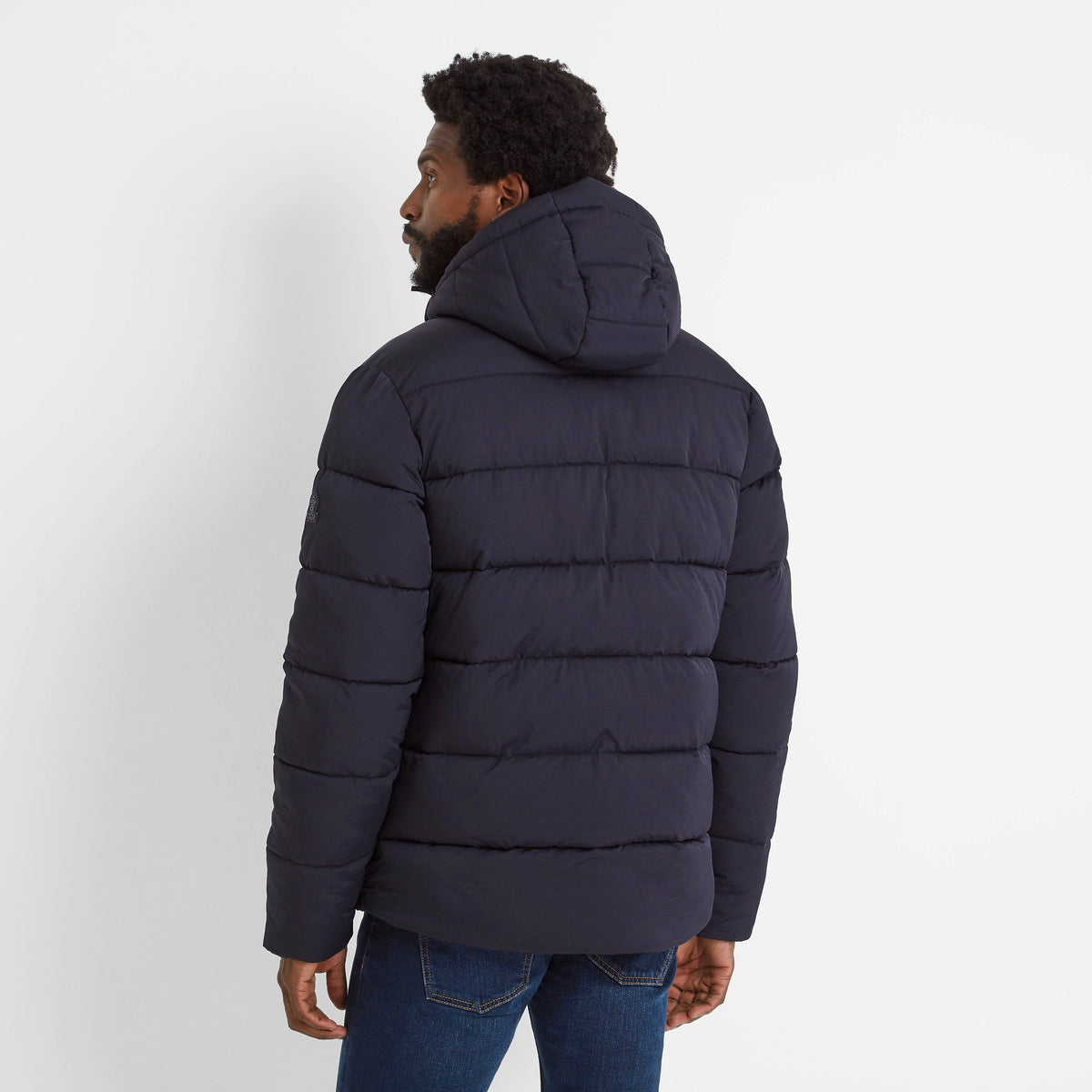Hamilton Mens Padded Parka - Black - Image 3
