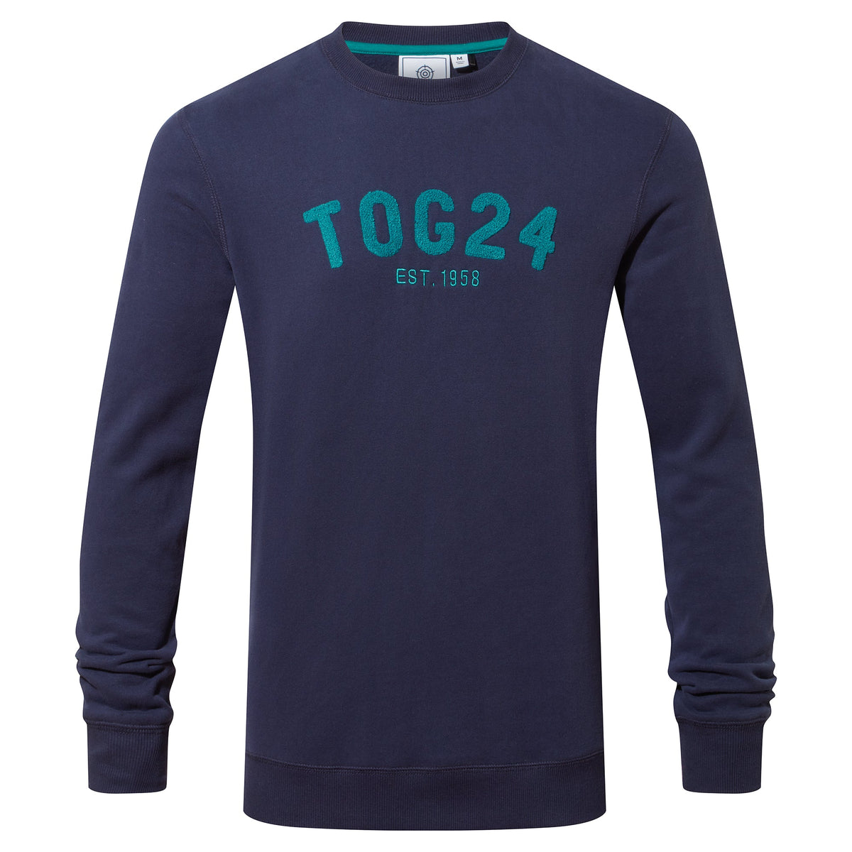 Hawnby Mens Cotton Blend Sweat - Dark Marine - Image 6