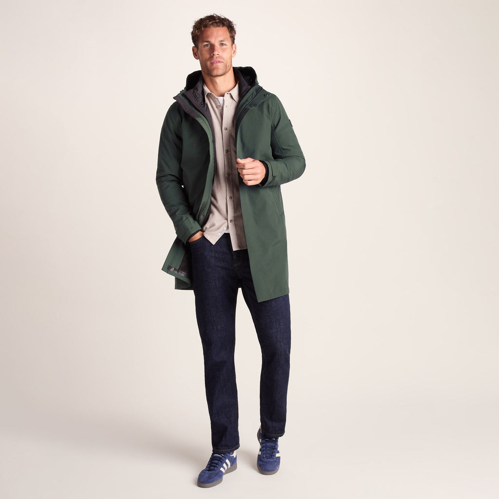 Haydon Mens Waterproof 3in1 Jacket - Racing Green - Image 3