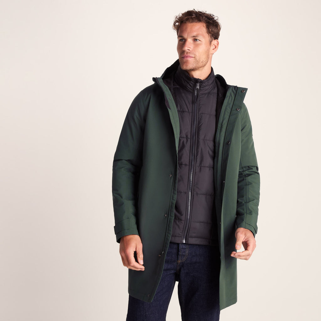 Haydon Mens Waterproof 3in1 Jacket - Racing Green - Image 6