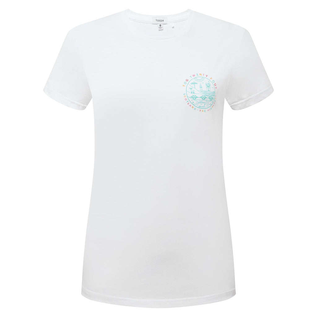 Highland Womens T-Shirt - Optic White - Image 5