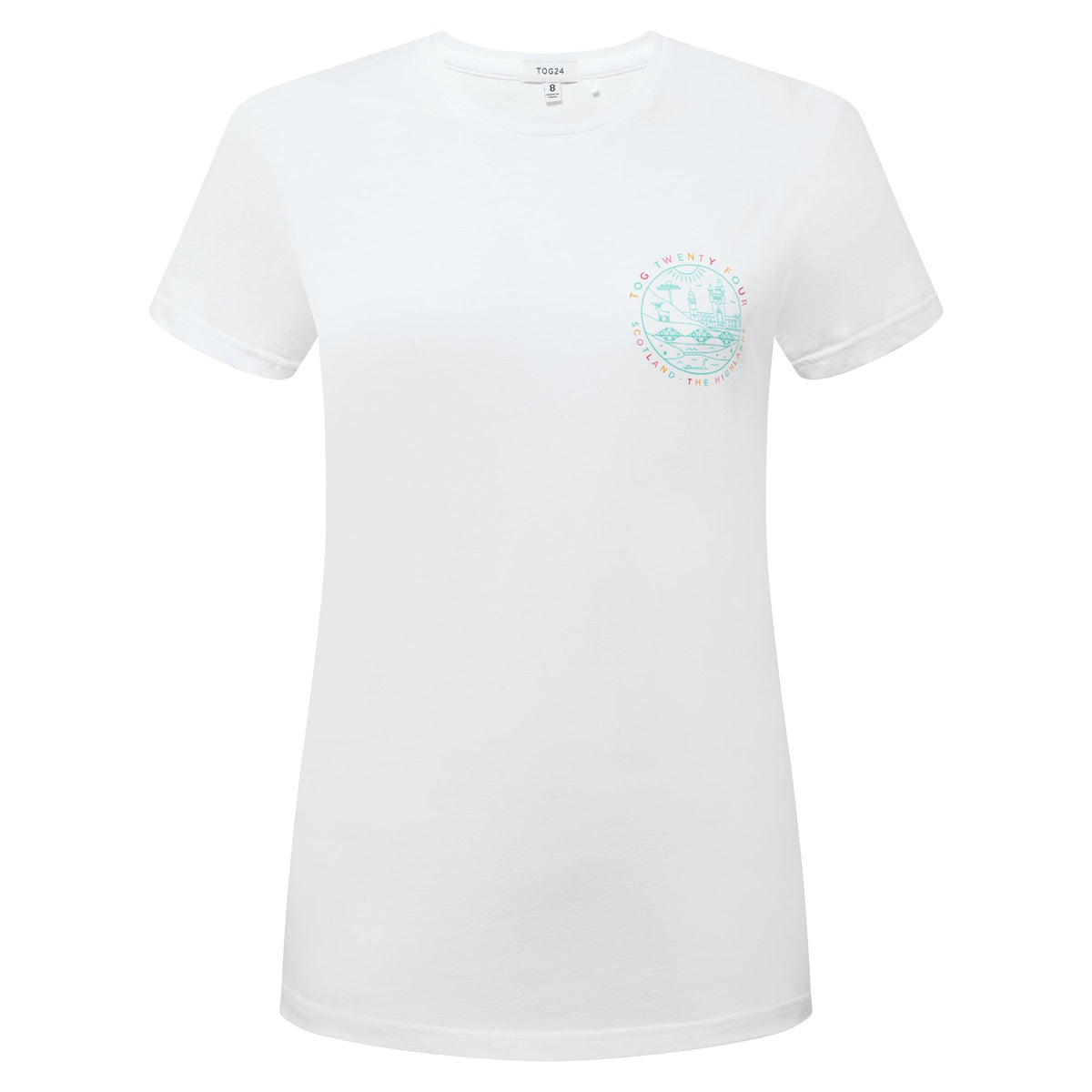 Highland Womens T-Shirt - Optic White - Image 5