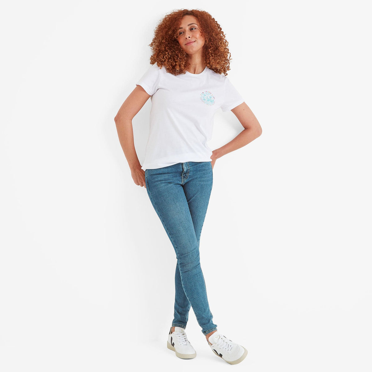 Highland Womens T-Shirt - Optic White - Image 3