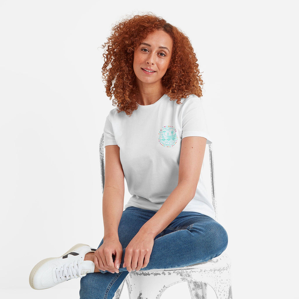 Highland Womens T-Shirt - Optic White - Image 4