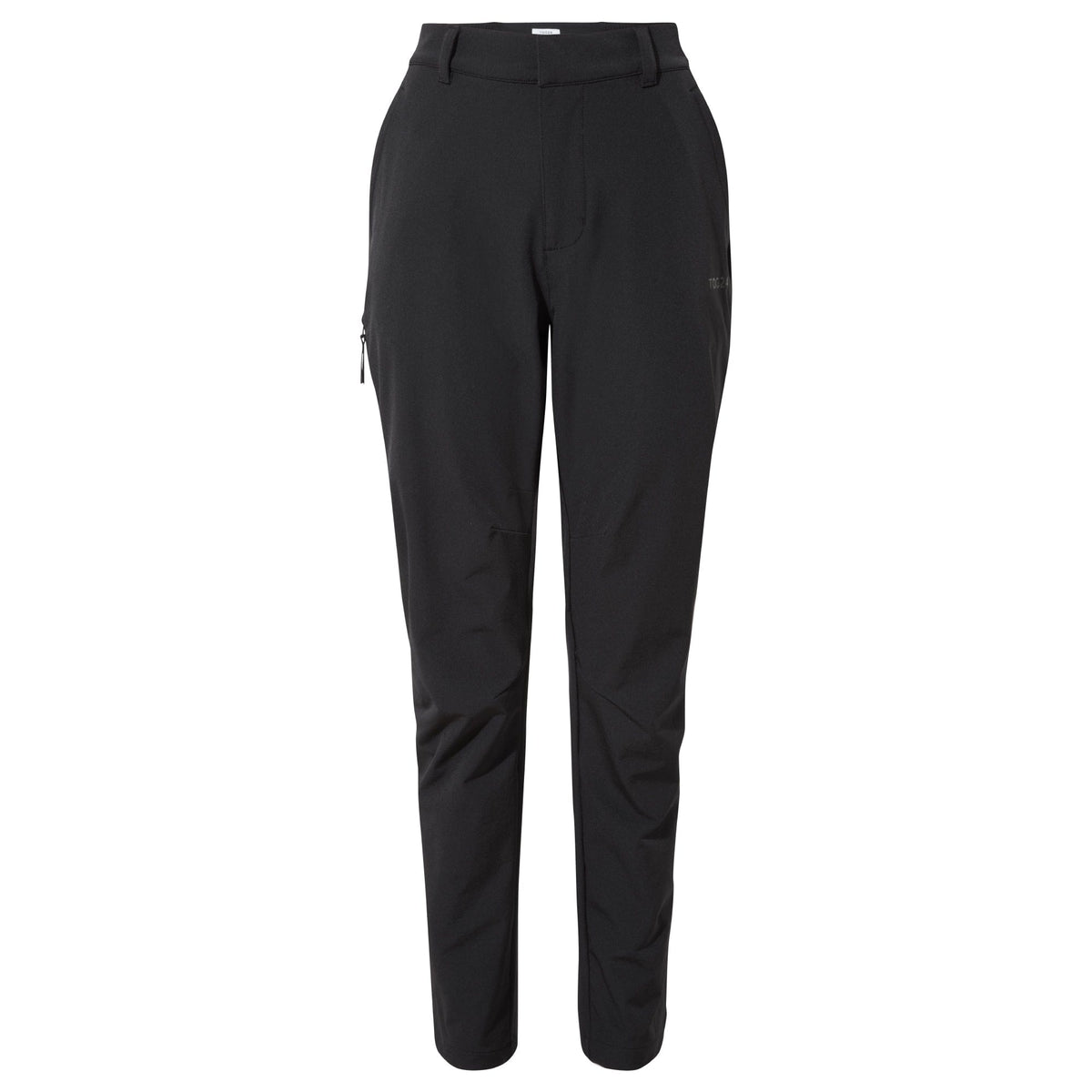 Hurstead Mens Softshell Walking Trousers Long - Black - Image 5