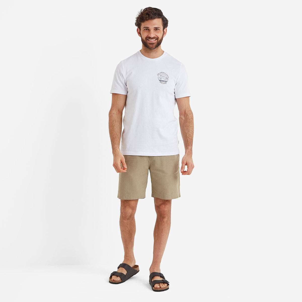 Ireland Mens 100% Cotton T-Shirt - Optic White - Image 3