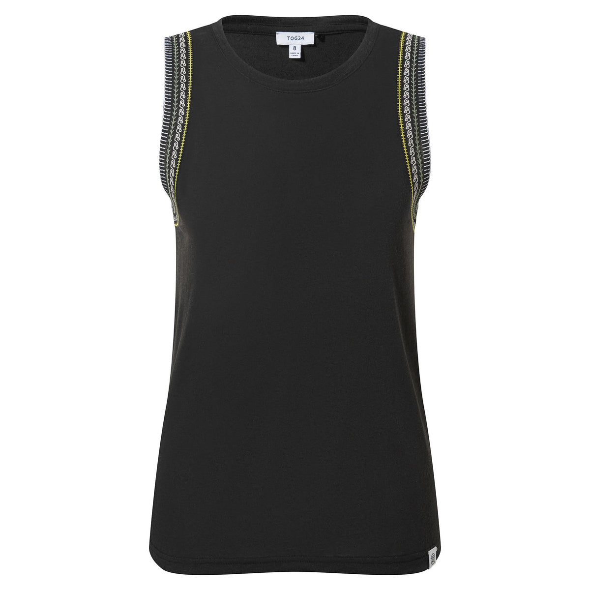 Iris Womens Vest - Washed Black - Image 8