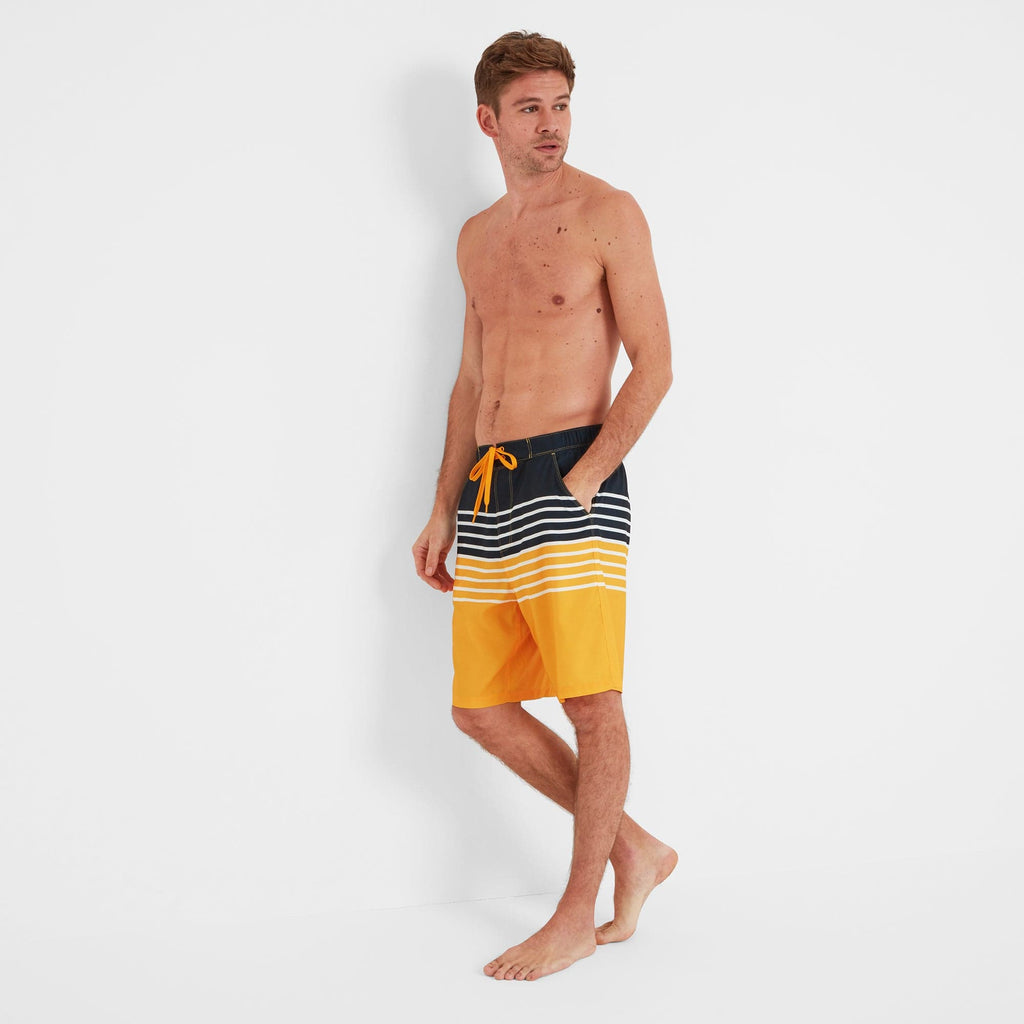 Justin Mens Board Shorts - Bright Yellow - Image 7