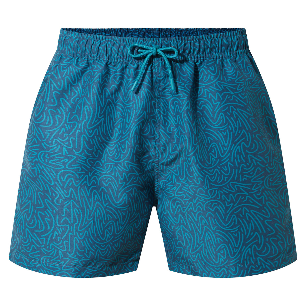 Kai Mens Swimshorts - Night Sea Sketch Print - Image 9