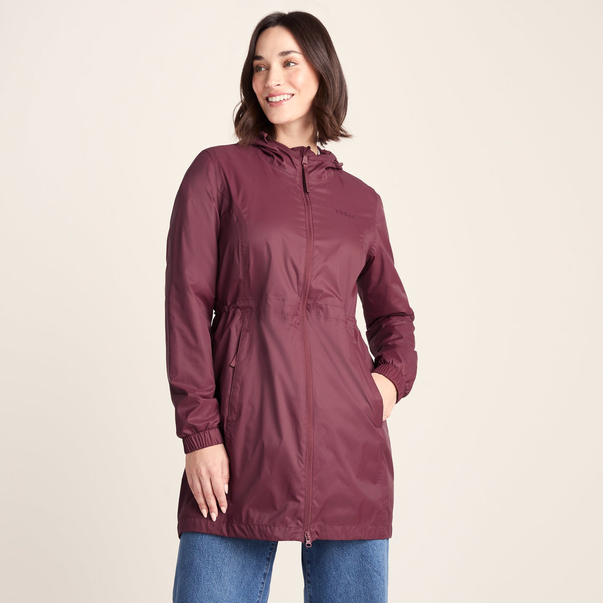 Kilnsey Womens Waterproof Jacket - Black Raspberry - Image 5