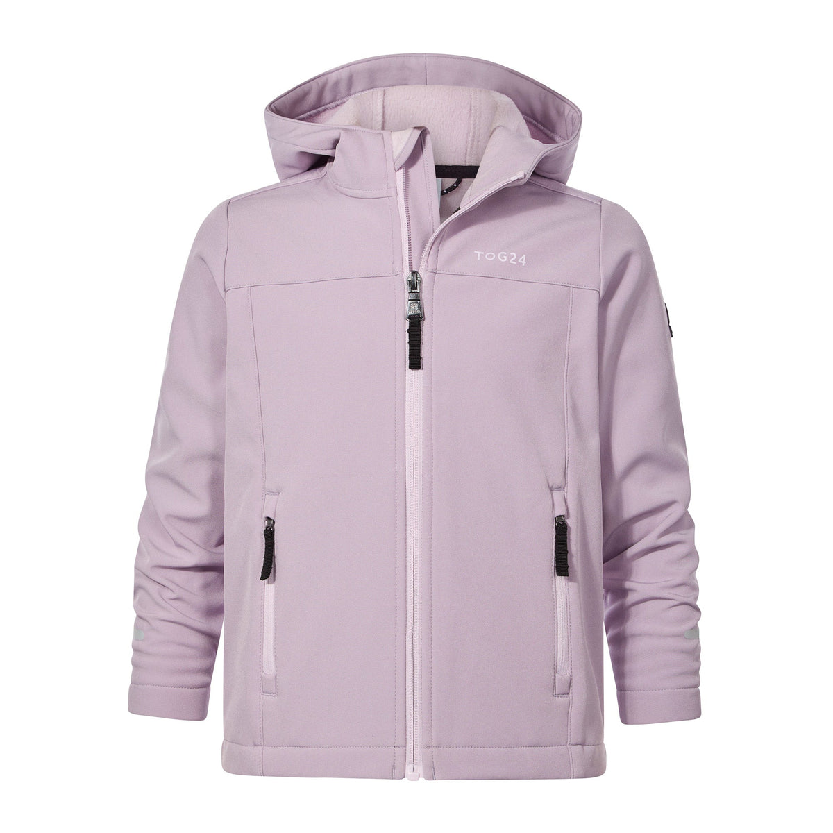 Koroma Kids Softshell Hooded Jacket - Lavender Grey - Image 7