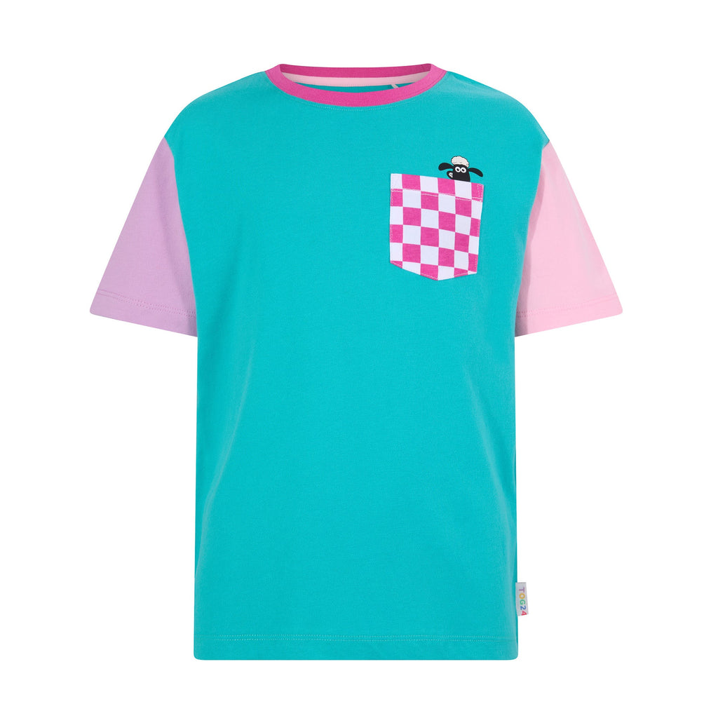 Ladoum Kids Shaun the Sheep T-Shirt - Spearmint Green - Image 8