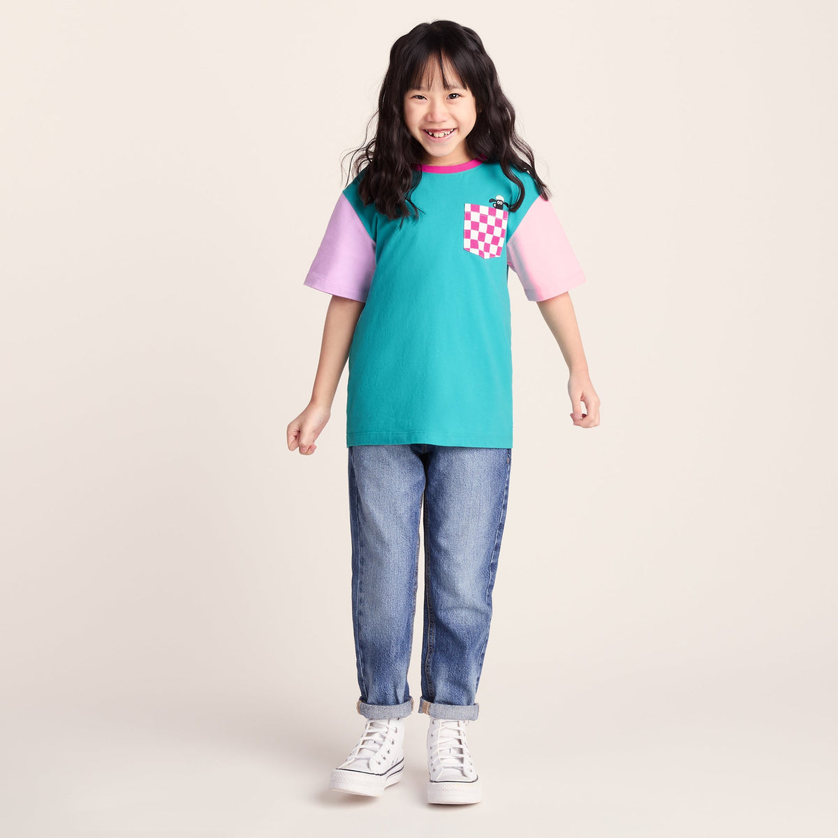 Ladoum Kids Shaun the Sheep T-Shirt - Spearmint Green - Image 6
