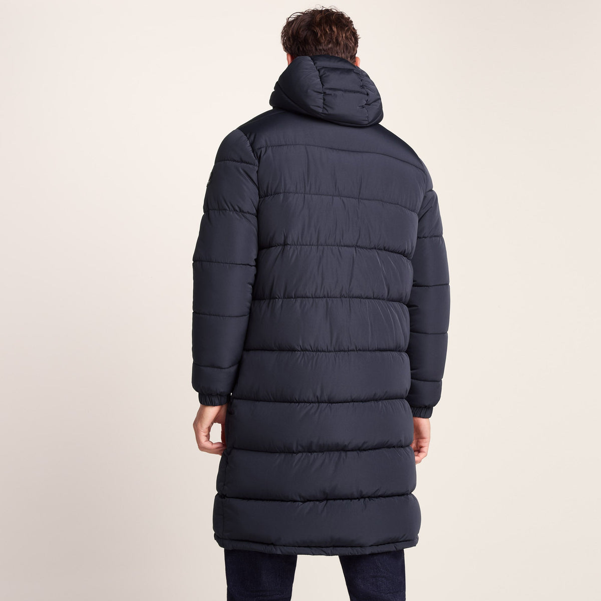 Langrick Mens Long Insulated Jacket - Dark Indigo - Image 3