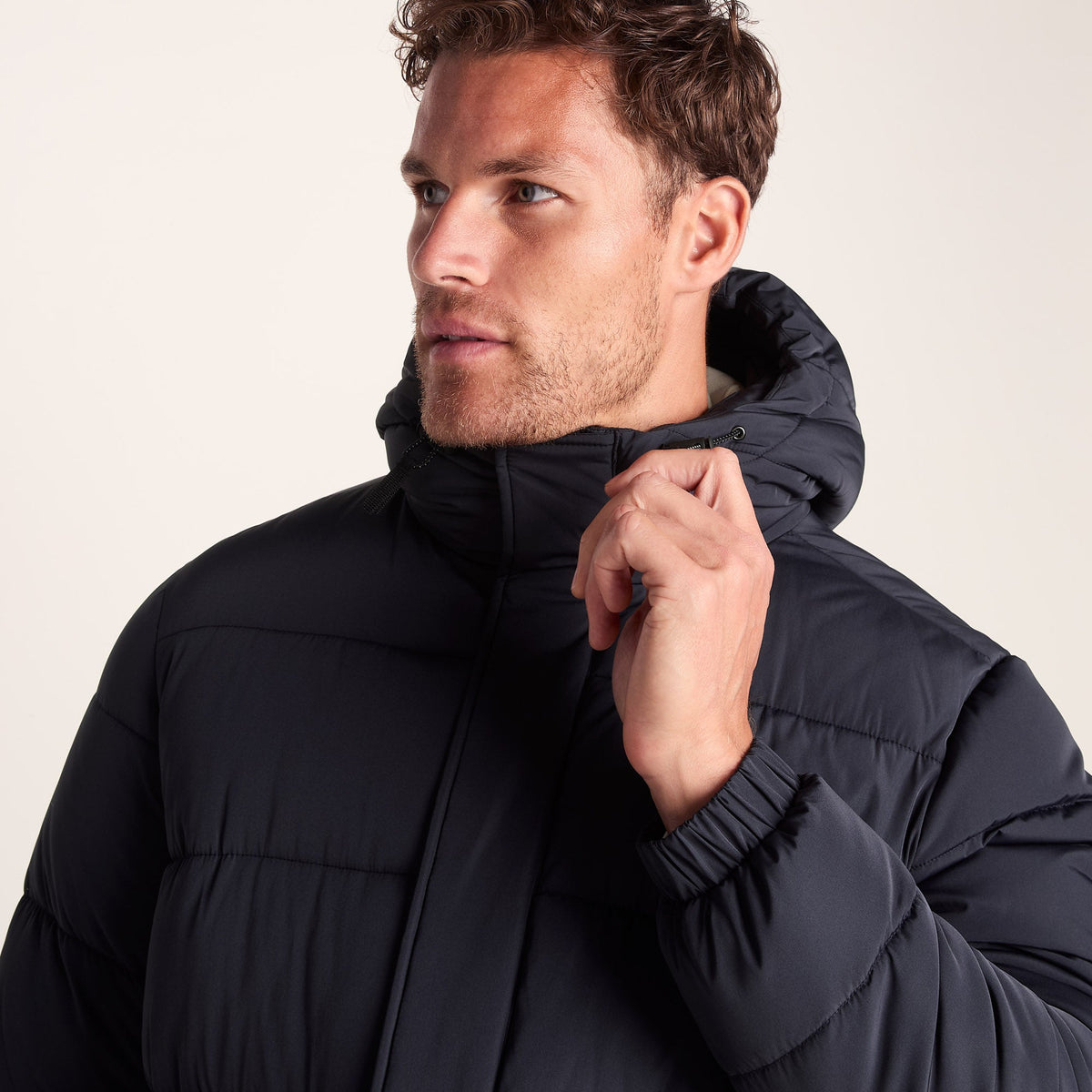 Langrick Mens Long Insulated Jacket - Dark Indigo - Image 6