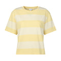 Lani Womens 100% Cotton Supersoft Boxy Fit T-Shirt - Butter Yellow Stripe - Image 7