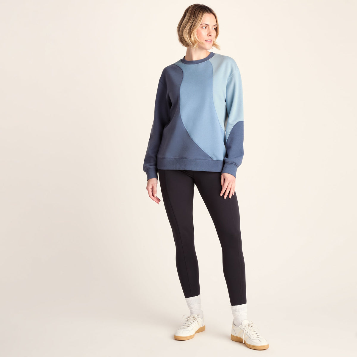 Lawla Womens Oversized Supersoft Sweat - Smokey Blue - Image 2