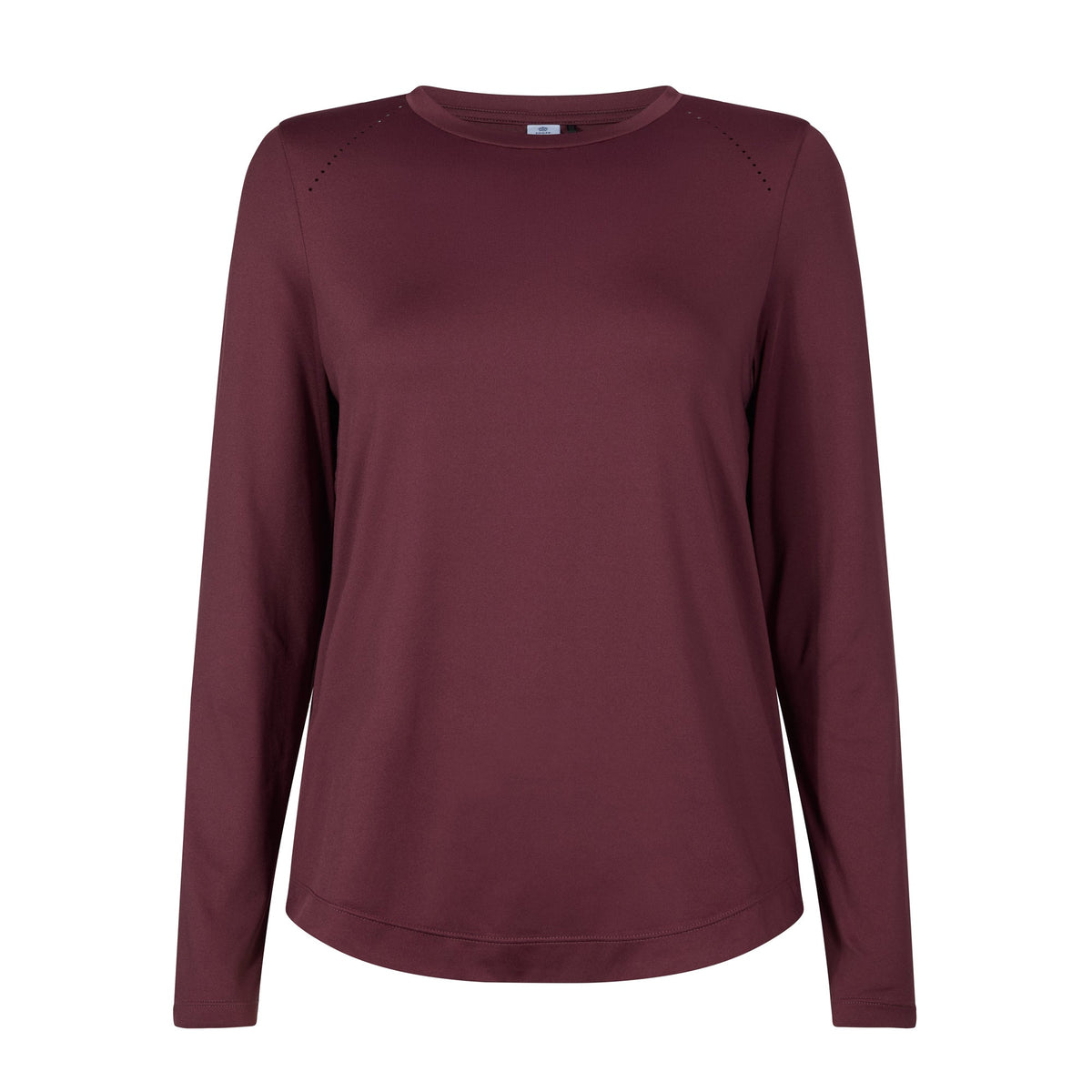 Leonie Womens Long Sleeve Performance Top - Black Raspberry - Image 6
