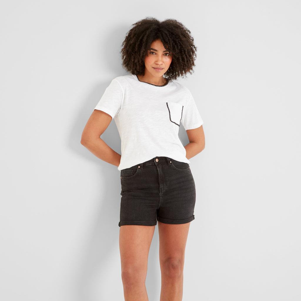 Liana Womens 100% Cotton Supersoft T-Shirt - Optic White - Image 2