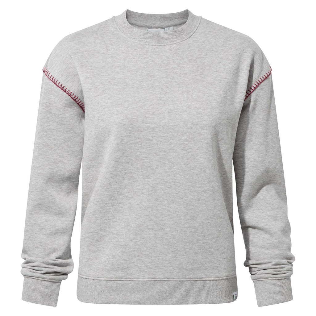 Lillia Womens Supersoft Sweat - Light Grey Marl - Image 7