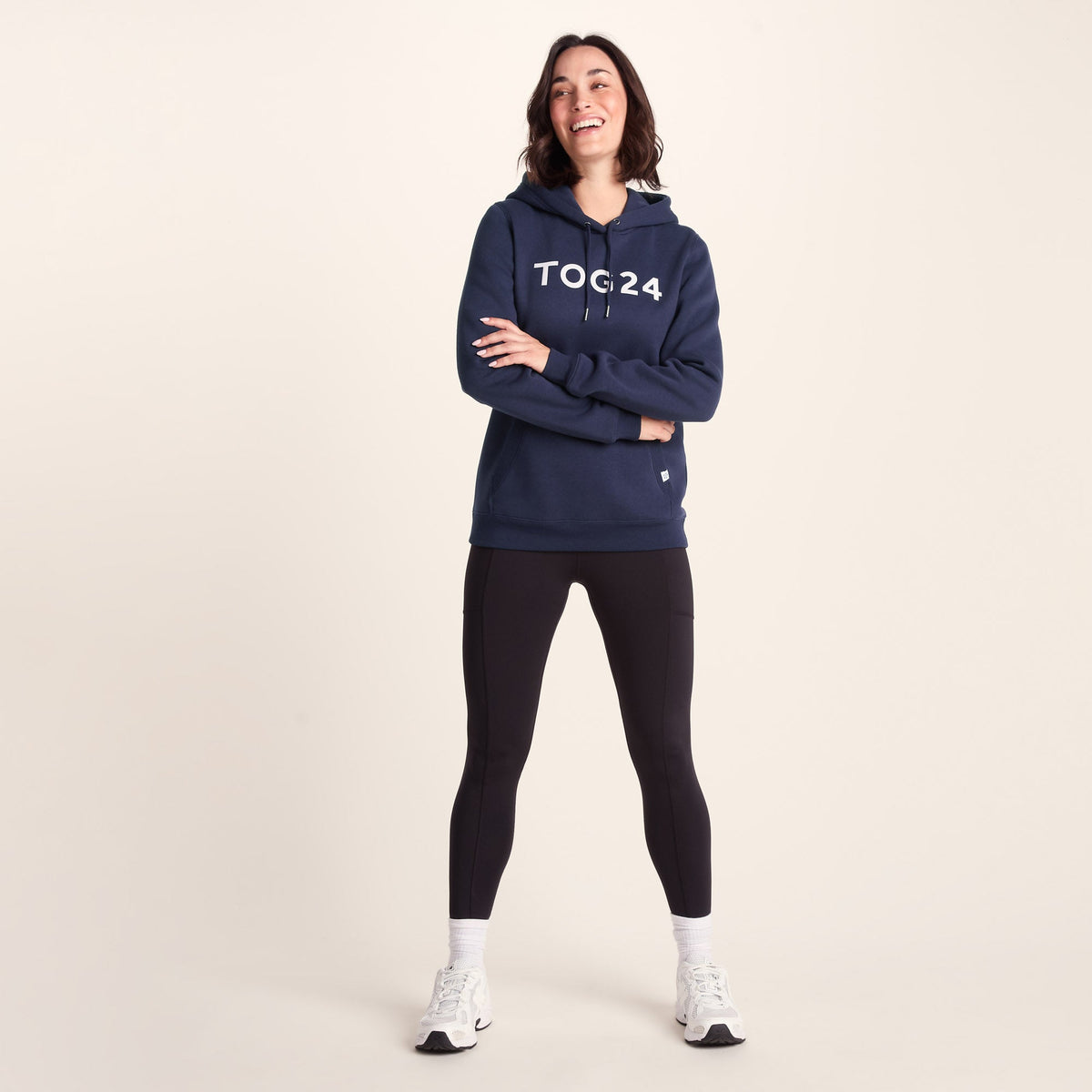 Magdalen Womens Supersoft Overhead Hoody - Oxford Blue - Image 2