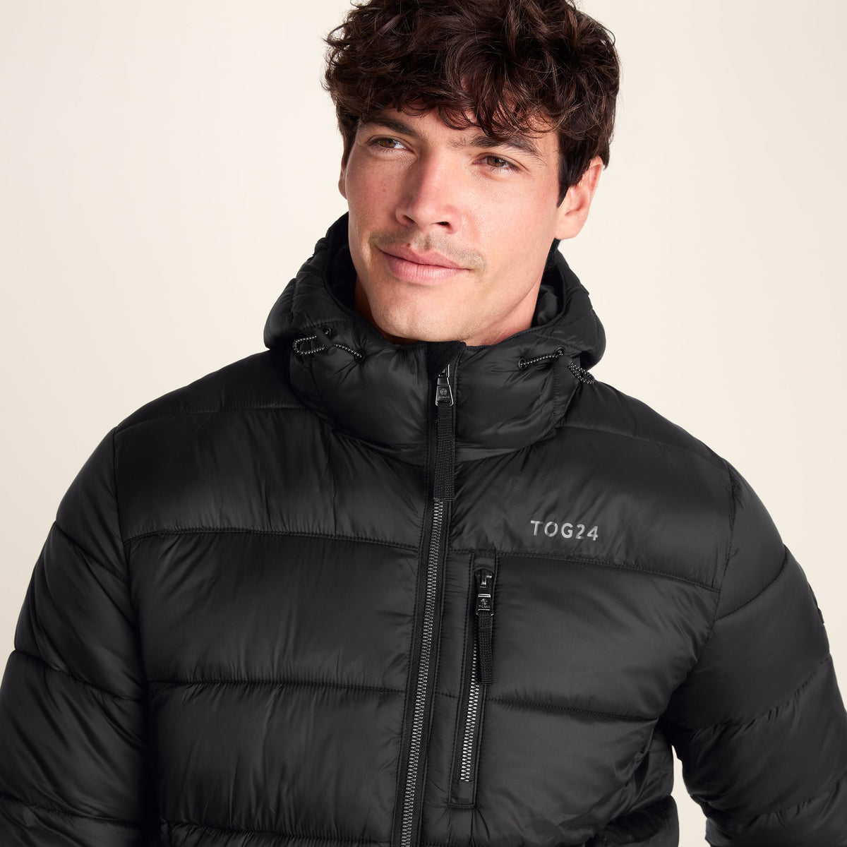 Maloney Mens Wind Resistant Insulated Jacket - Black - Image 6