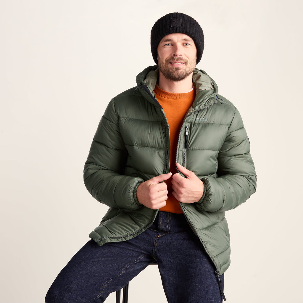 Maloney Mens Wind Resistant Insulated Jacket - Light Forest - Image 4