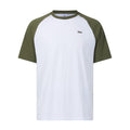 McGill Mens 100% Cotton Supersoft T-Shirt - Forage Green/Optic White - Image 6