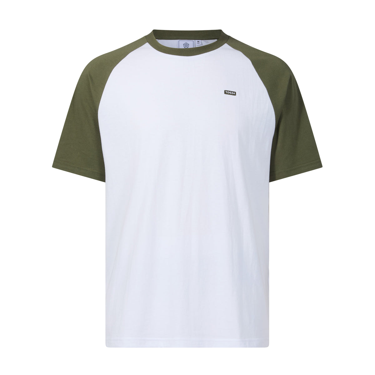 McGill Mens 100% Cotton Supersoft T-Shirt - Forage Green/Optic White - Image 6