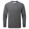 Mellor Mens Supersoft Cotton Rich Sweat - Dark Grey Marl - Image 6