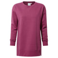 Michelle Womens Cotton Blend Sweat - Washed Burgundy - Image 7
